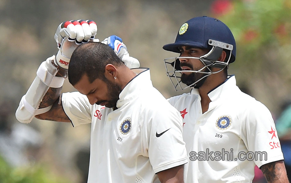 virat kohli and Shikhar Dhawan blast centuries14