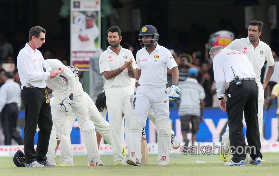 fourth day srilanka and india test match - Sakshi12