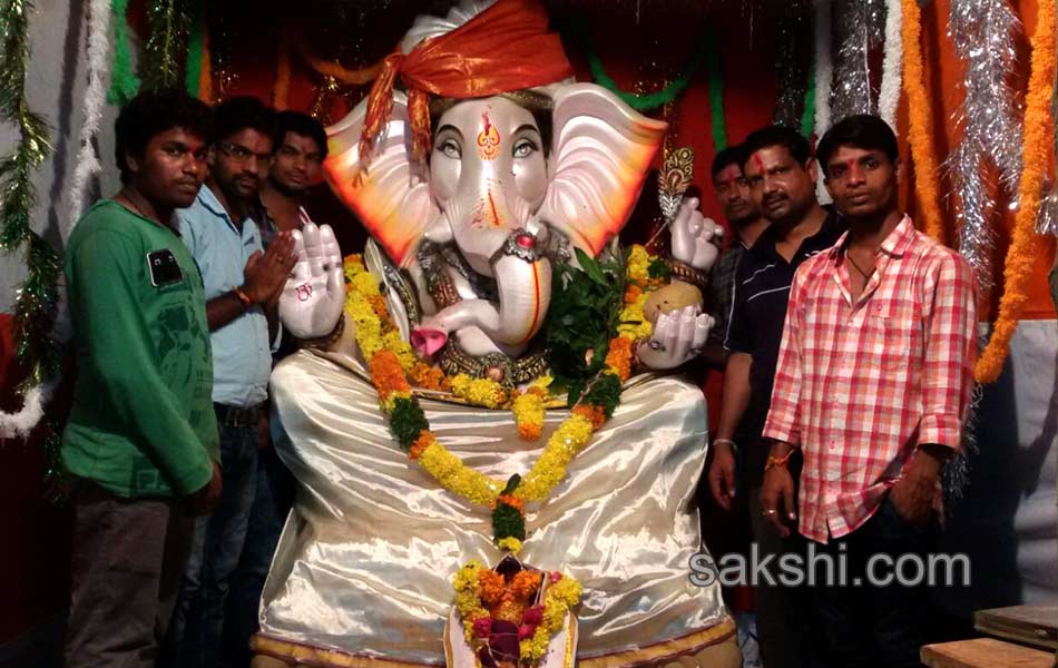 Ganesh Chaturthi celebrations in  ranga reddy district3