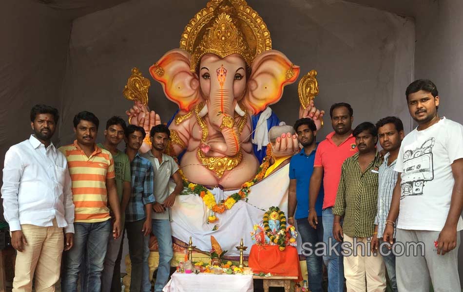 Ganesh Chaturthi celebrations in  ranga reddy district4