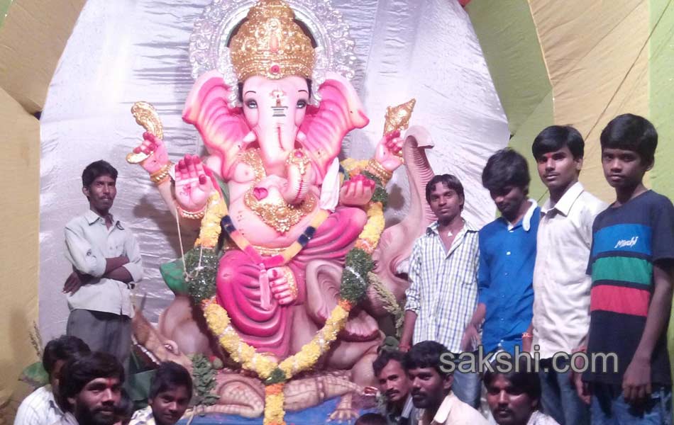 Ganesh Chaturthi celebrations in  ranga reddy district7