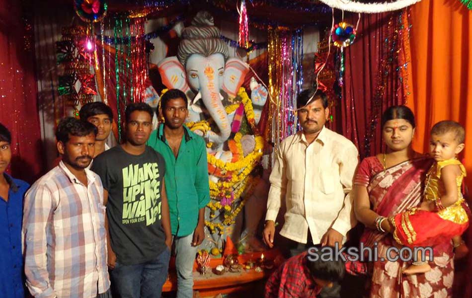 Ganesh Chaturthi celebrations in  ranga reddy district10