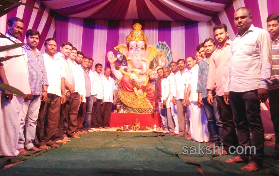 Ganesh Chaturthi celebrations in  ranga reddy district15