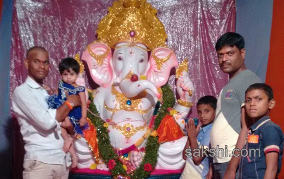 ganesh chaturthi celebrations in Ranga Reddy district onThird day1