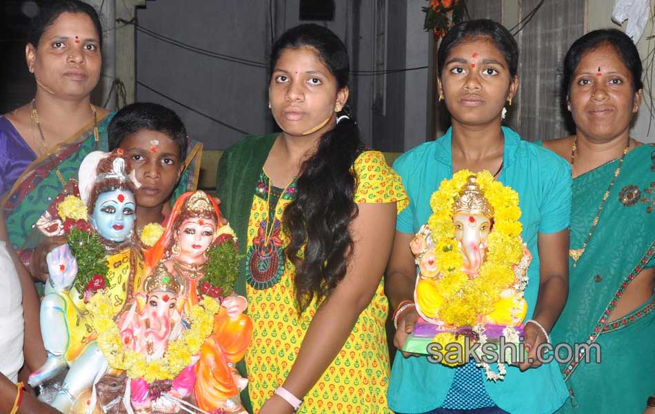 ganesh chaturthi celebrations in Ranga Reddy district onThird day9