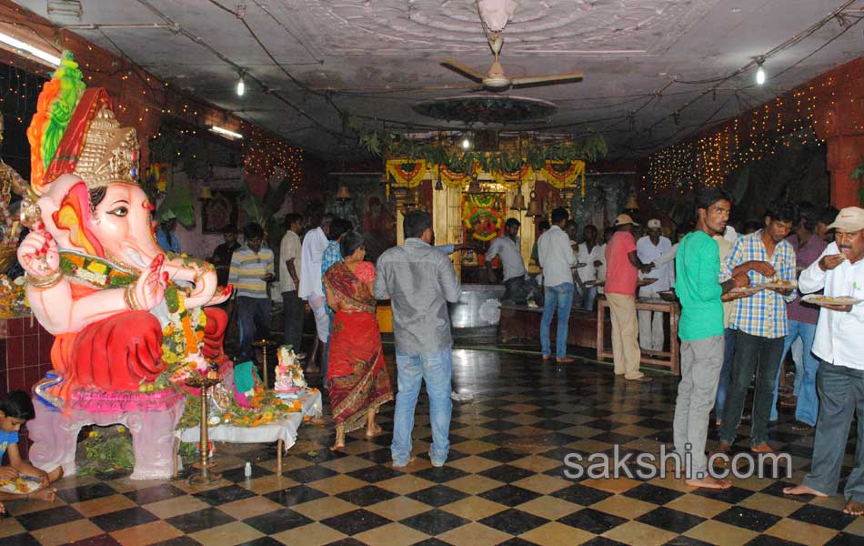 ganesh chaturthi celebrations in Ranga Reddy district onThird day15