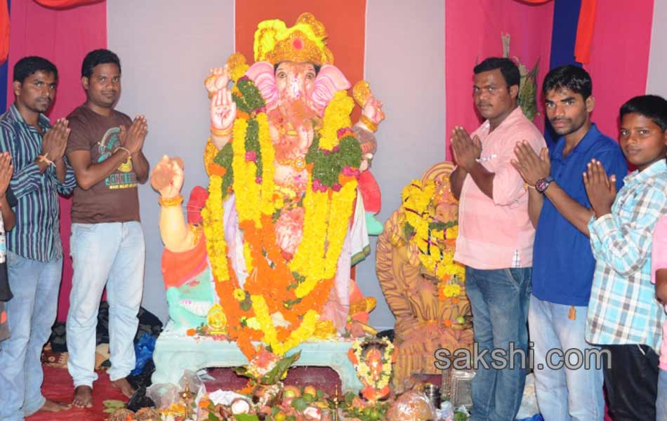 ganesh chaturthi celebrations in Mahbubnagar district onThird day - Sakshi3