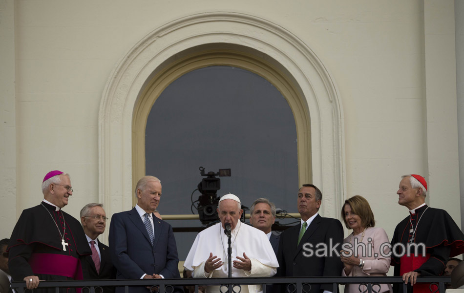 Pope Francis addresses a joint meeting of the US Congress - Sakshi5