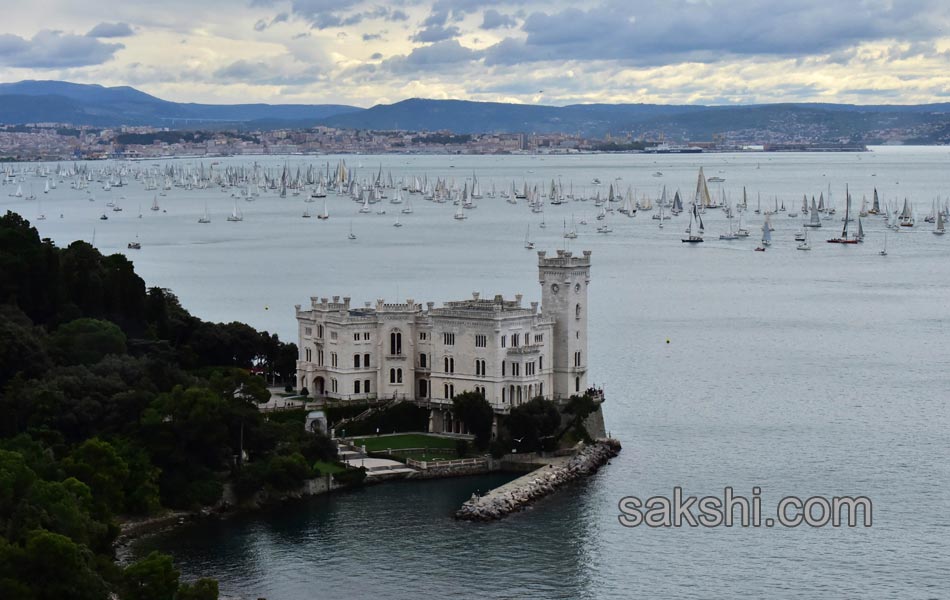 Boats sail during the 47th Barcolana regatta in the Gulf of Trieste - Sakshi7