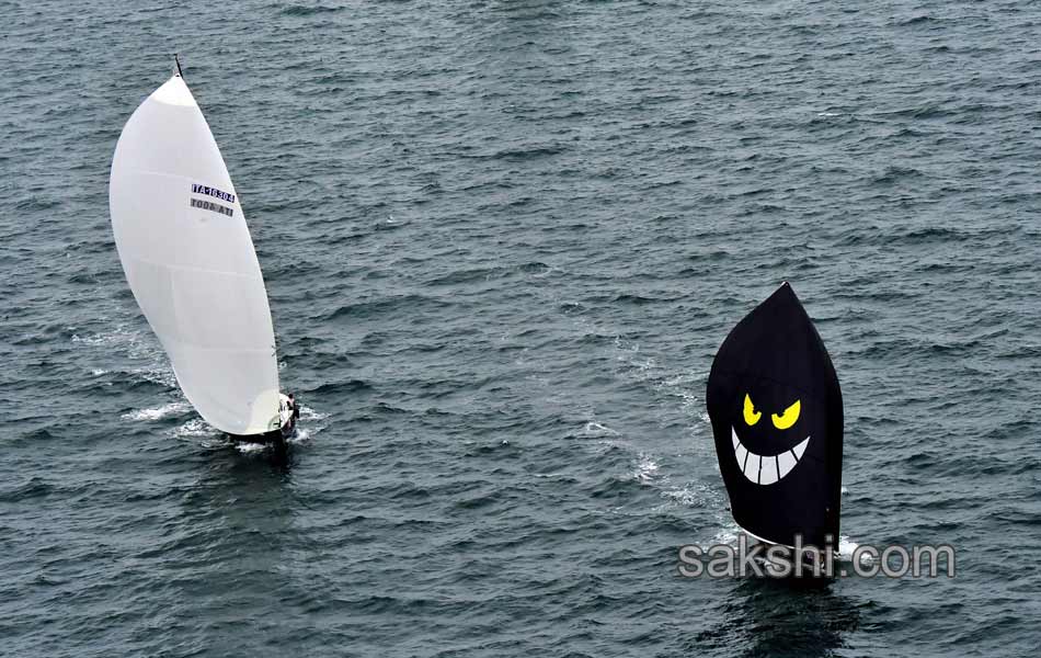 Boats sail during the 47th Barcolana regatta in the Gulf of Trieste - Sakshi8