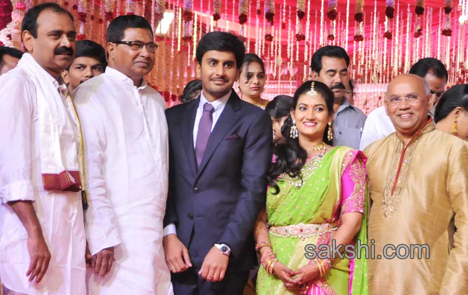 Bhumana Karunakar Reddy Son Abhinay Reddy Wedding Reception9