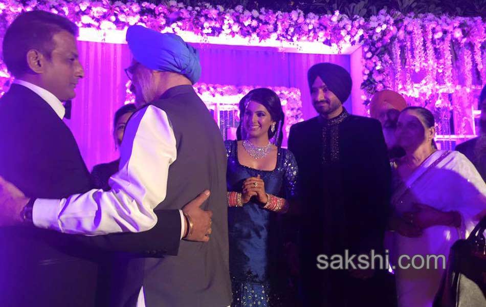 Harbhajan Singh wedding reception13