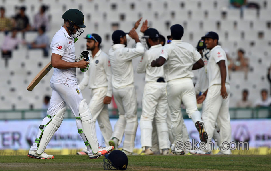 first Test match between India and South Africa at The Punjab Cricket4