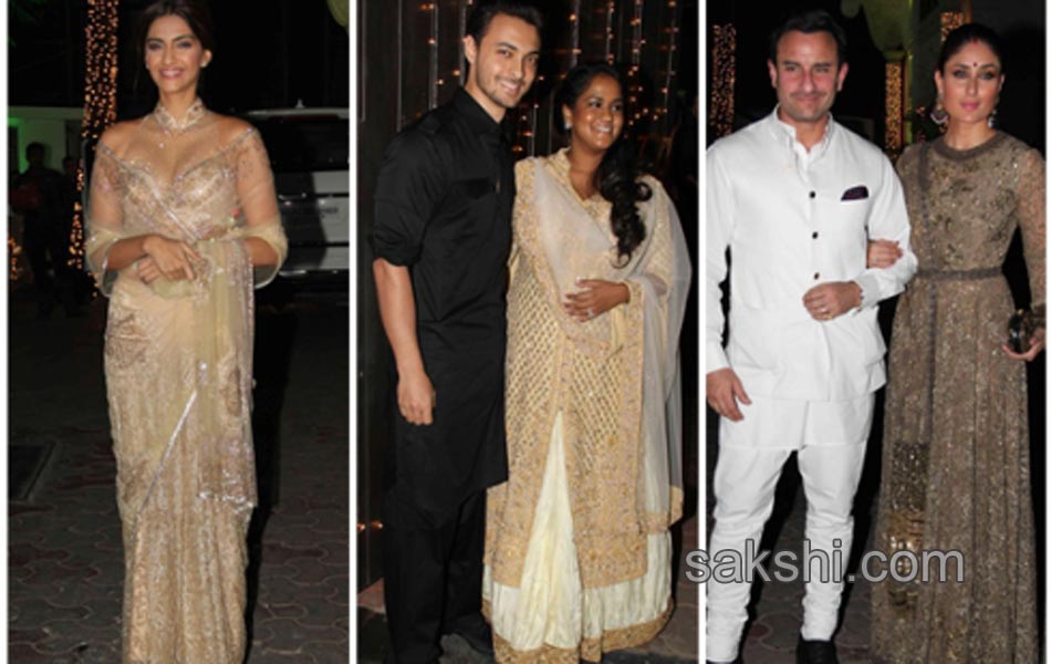 Sonam Saif  Kareena attend Shilpa Shetty and Raj Kundra Diwali party19