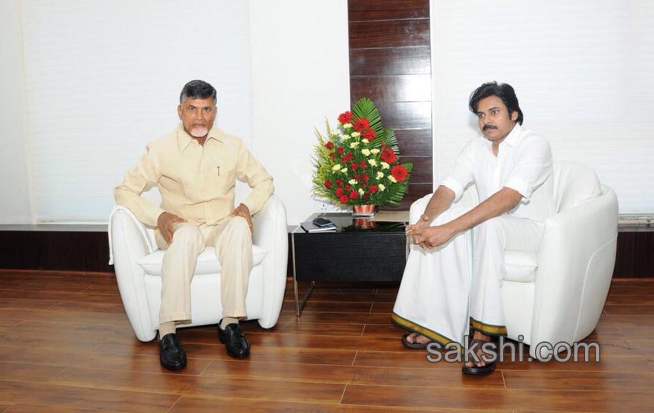 Pawan Kalyan calls on Chandrababu Naidu - Sakshi2