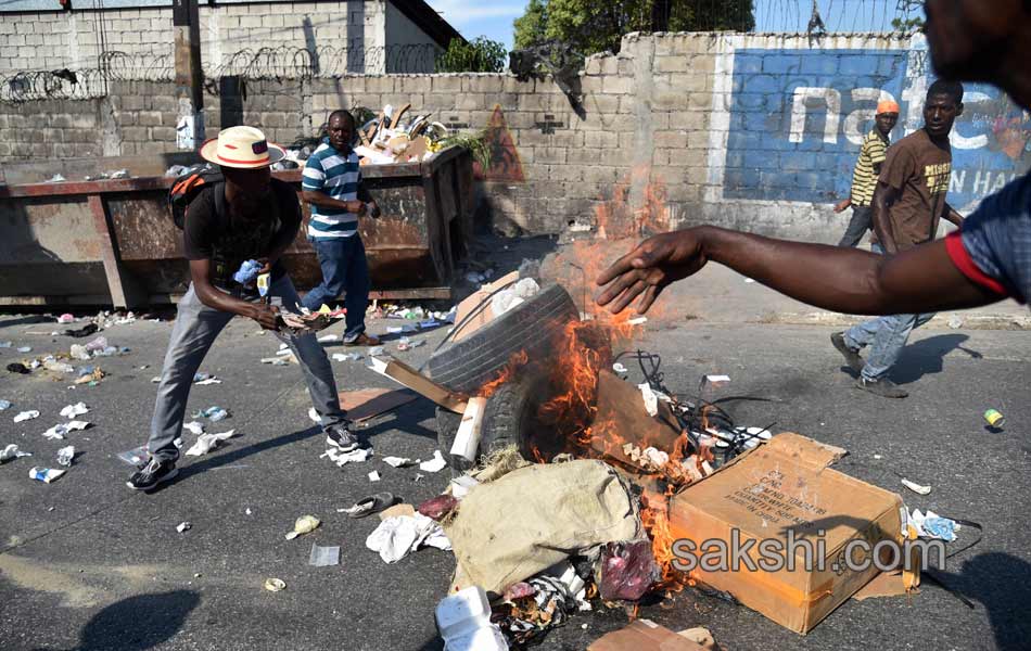 HAITI VOTE ELECTIONS PROTEST - Sakshi7