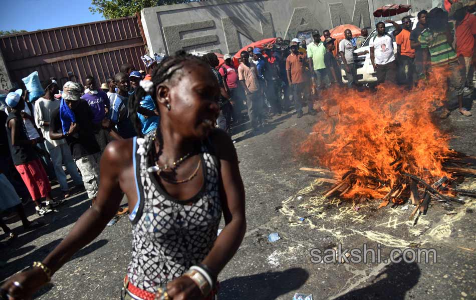 HAITI VOTE ELECTIONS PROTEST - Sakshi10