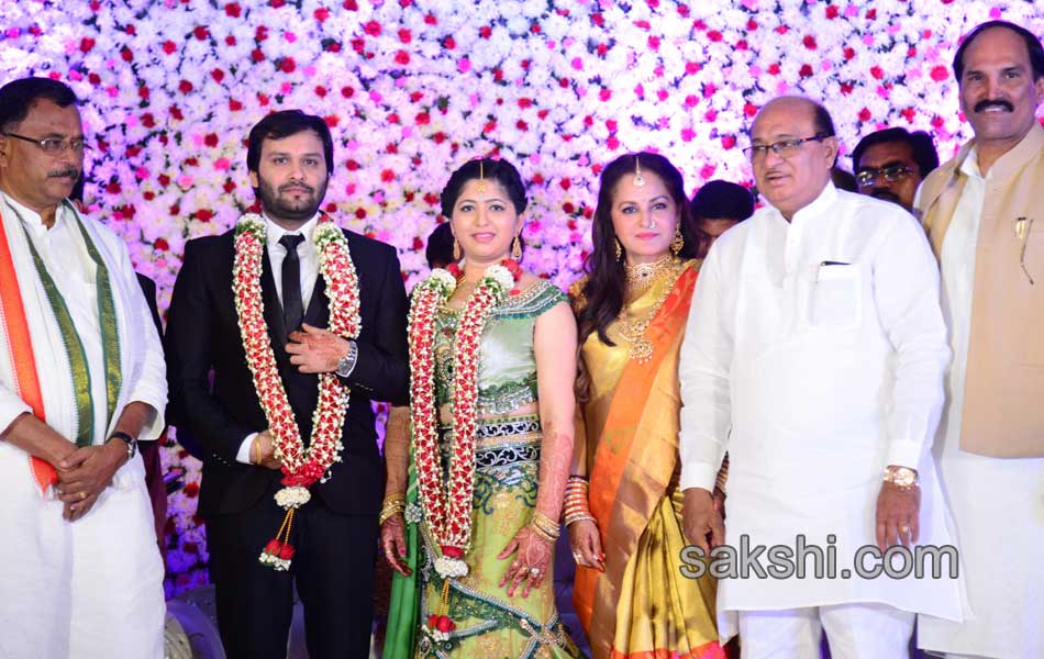 Jaya Prada son wedding party - Sakshi4