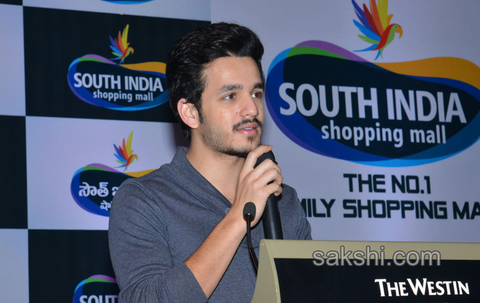 Akhil as South India Shopping Mall Brand Ambassador13