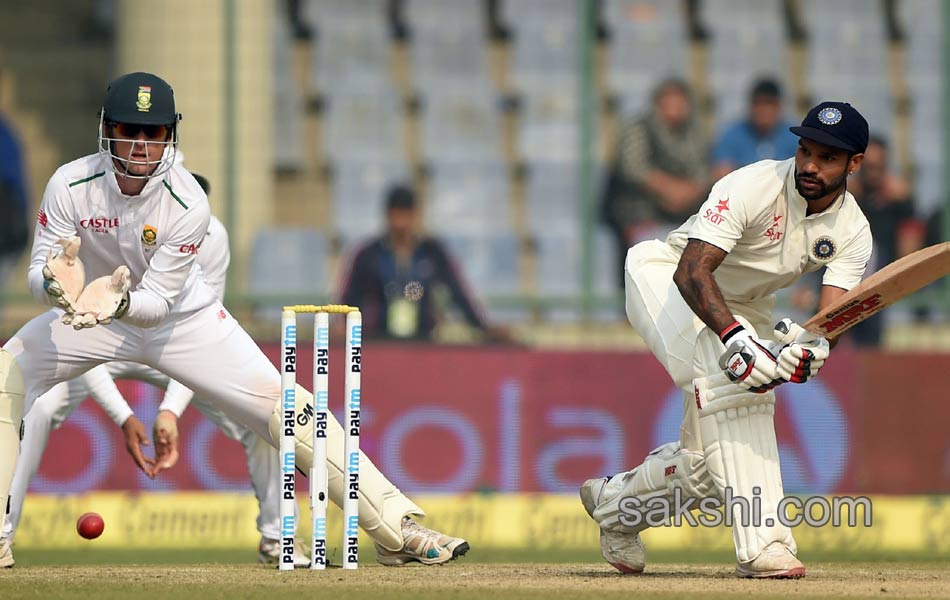 Test cricket match between India and South Africa19