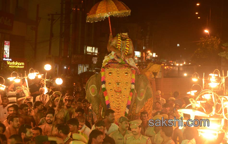 Gajarohanam in Srinagar Colony Ayyappa Temple1