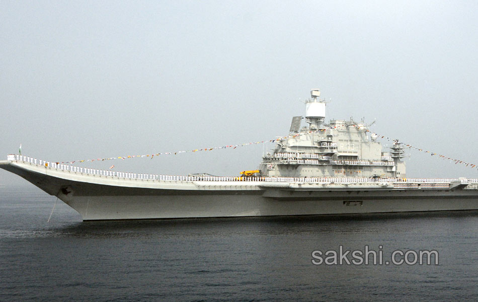 illuminated ships anchored off shore Vizag12