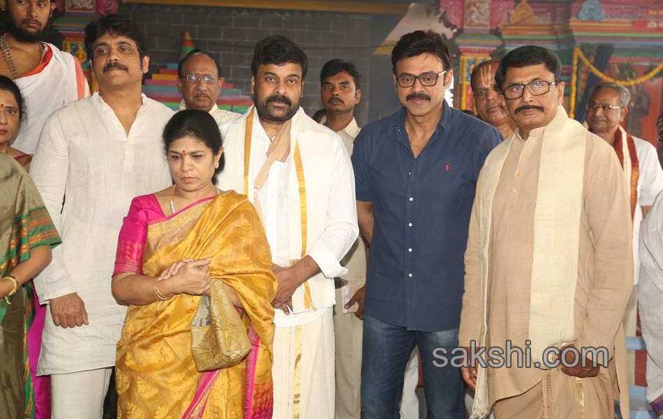 tollywood celebreties at filmnagar temple - Sakshi7