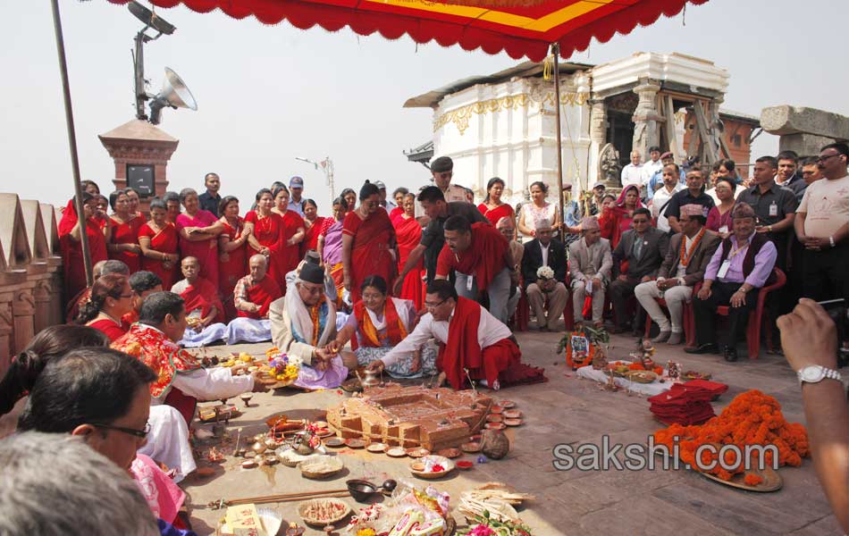 Memorial services held in Nepal to mark the first anniversary of earthquake - Sakshi14