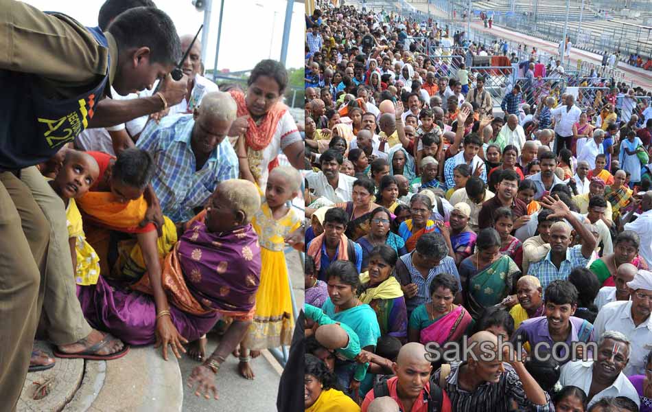 heavy rush in tirumala22