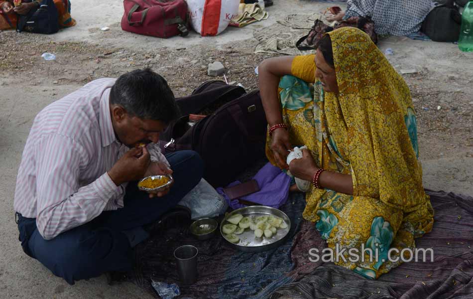 Thousands of asthma patients take fish prasadam in Hyderabad8