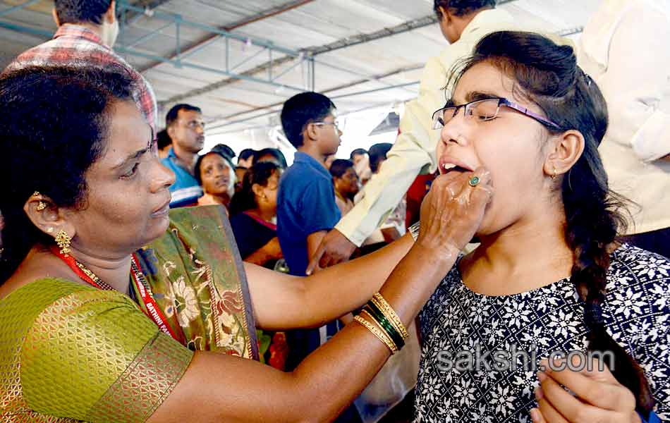 Thousands of asthma patients take fish prasadam in Hyderabad19