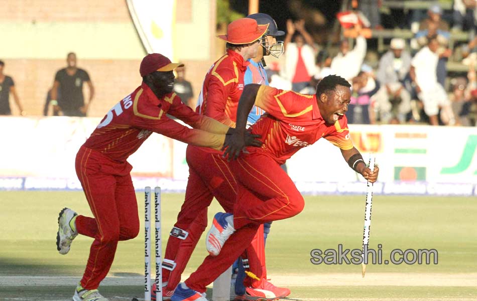 Zimbabwe stun India with two run win12