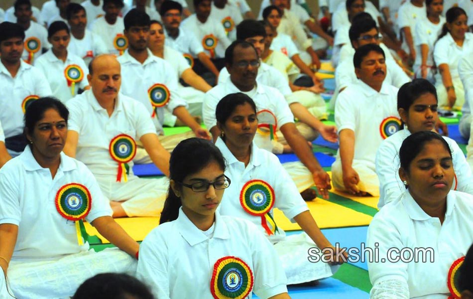 international yoga day celebrated in telugu states17