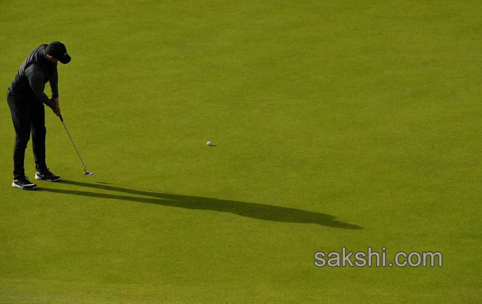 practice ahead of the British Open Golf Championship at Royal Troon in Scotland1