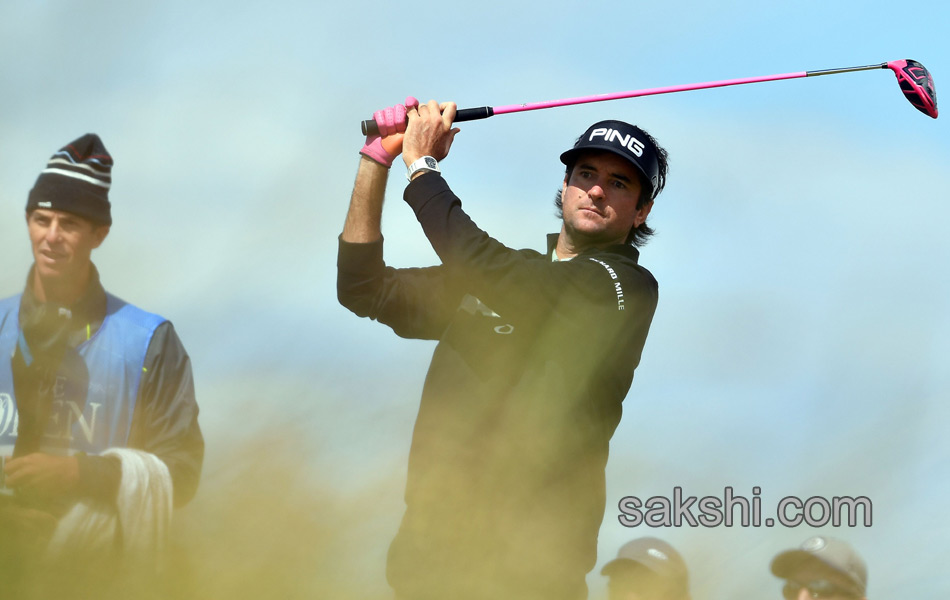 practice ahead of the British Open Golf Championship at Royal Troon in Scotland10