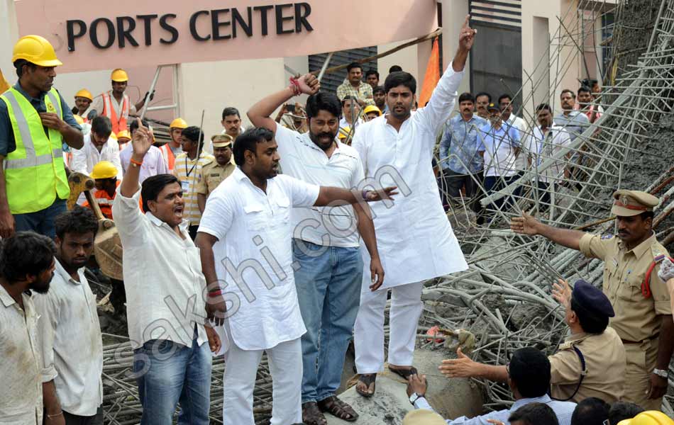 2 Killed As Building Under Construction Collapses at Film Nagar - Sakshi22