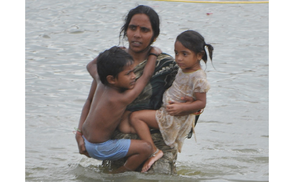 Children happy moments in Puskara ghats1