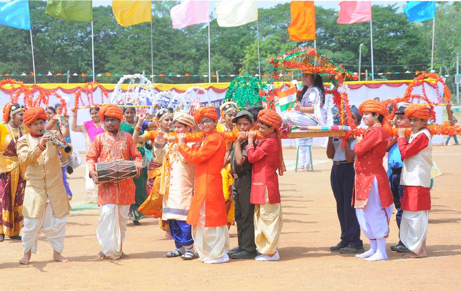 national flag inagurations in guntur dist2