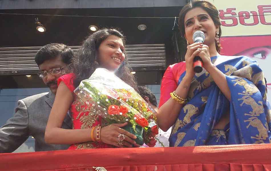 samantha noise in kothagudem2