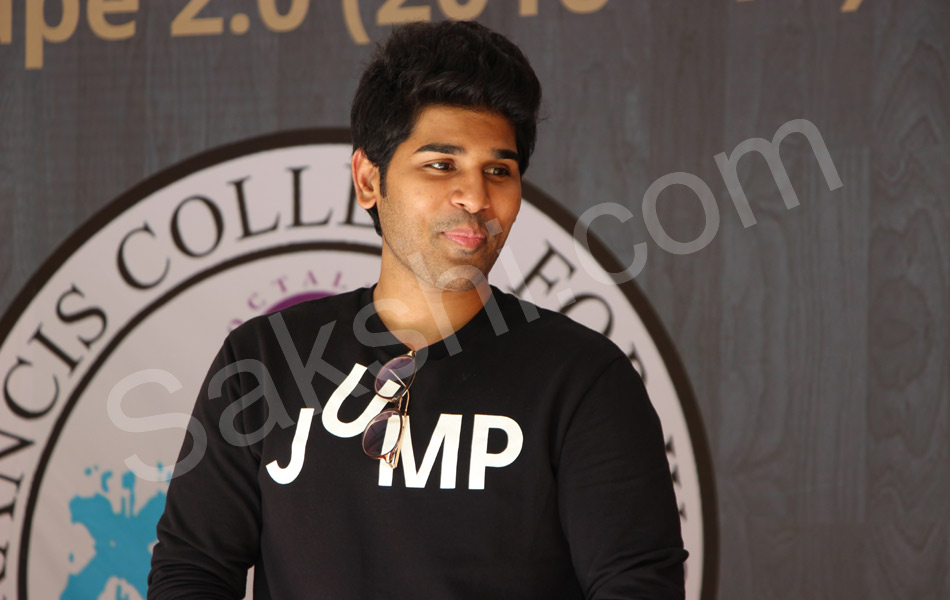 Allu Sirish at St francis Fest9