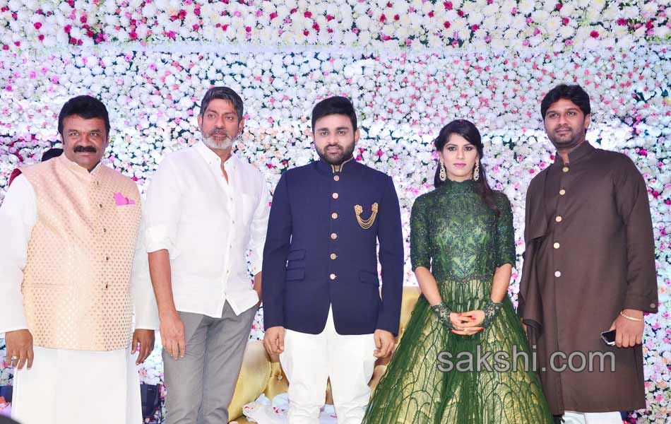 ministers talasani daughters wedding reception held5