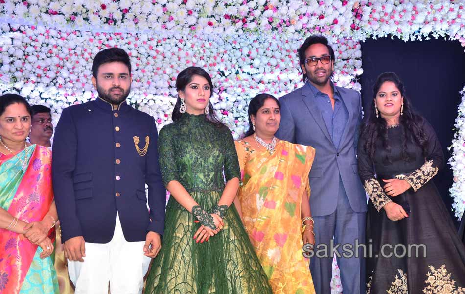 ministers talasani daughters wedding reception held16