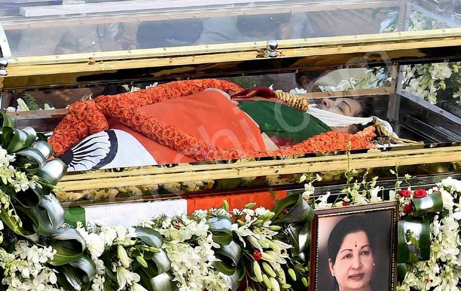 Jayalalithaa laid to rest12