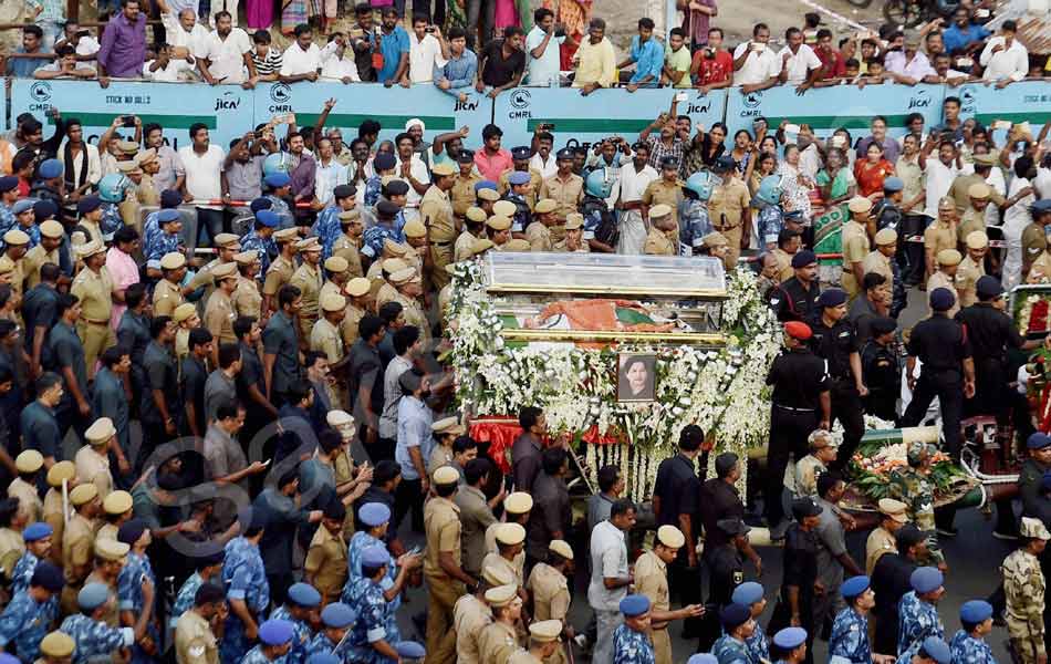 Jayalalithaa laid to rest13