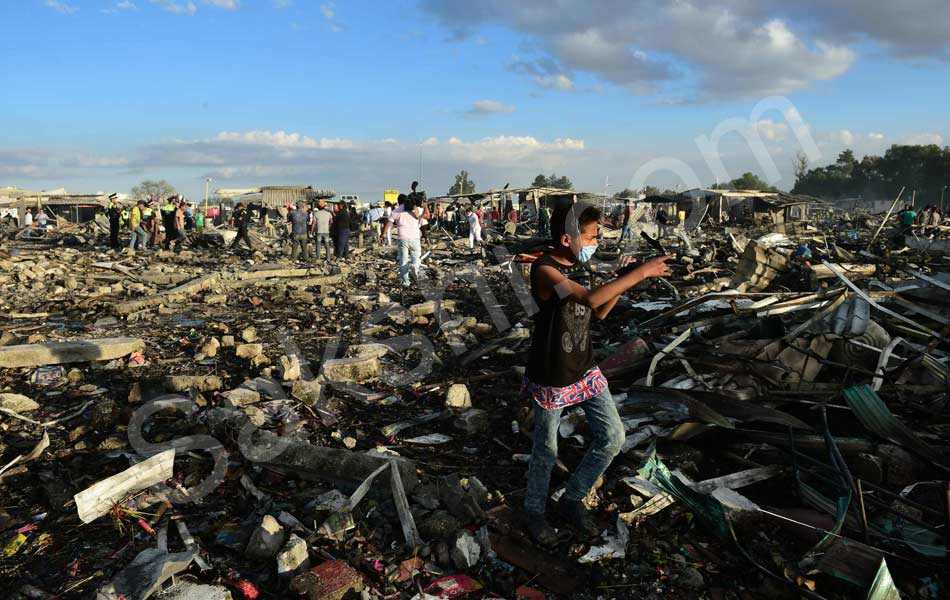 Mexico fireworks market blast in Tultepec - Sakshi14