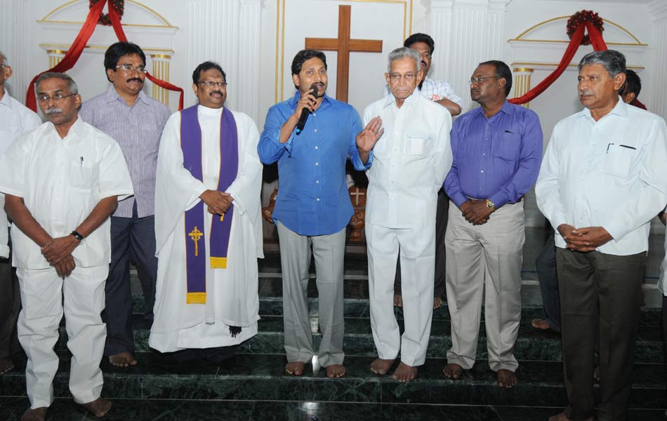 YS jagan family participated in christmas celebration9