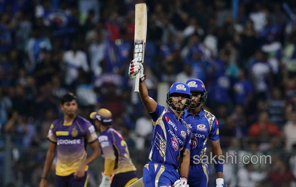 mumbai indians won with kolkata knight riders10