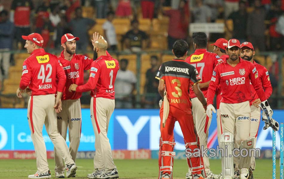 Kings XI Punjab Beat Royal Challengers Bangalore by 19 Runs With An eye On Play offs16