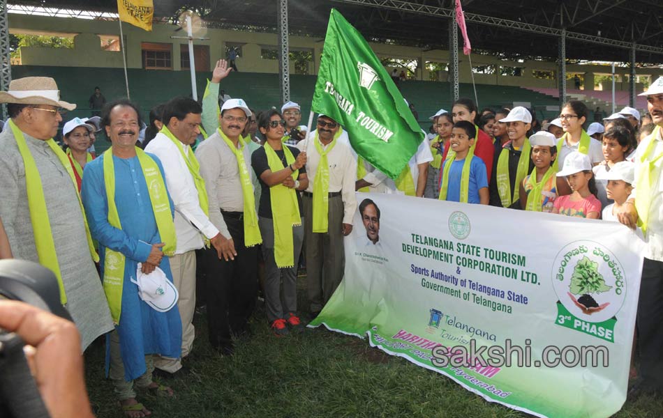 Mithali Raj participate Haritha Haram in lb stadium8