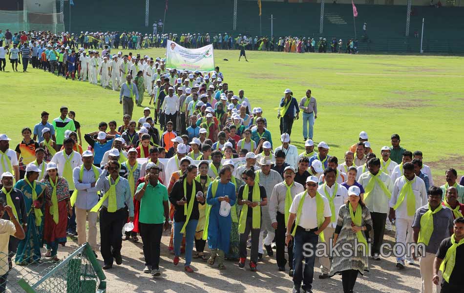 Mithali Raj participate Haritha Haram in lb stadium4